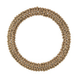 Madhi Large Wire Ball Christmas Wreath - Brass