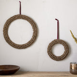 Madhi Large Wire Ball Christmas Wreath - Brass