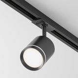 Orlo LED Single Phase Unity Track Spotlight in Black, designed for single-phase tracks, offering focused and directional lighting in a modern black finish.