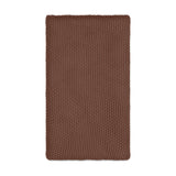 Nahan Moss Stitch Cotton Throw - Rust
