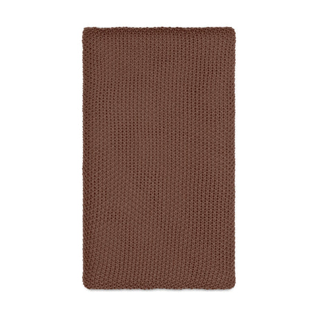 Nahan Moss Stitch Cotton Throw - Rust