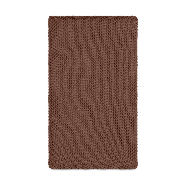 Nahan Moss Stitch Cotton Throw - Rust