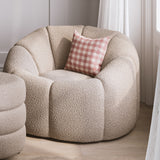 Nao Accent Chair - Buff with Black
