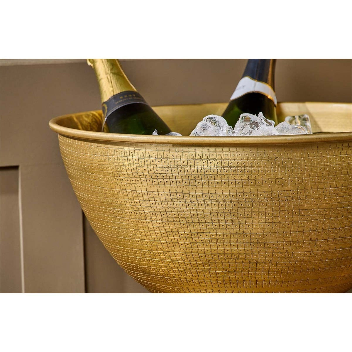 Nalgora Wine & Champagne Bucket - Antique Brass