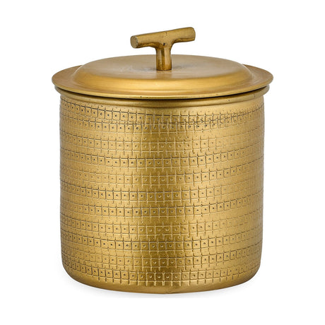 Nalgora Etched Ice Bucket - Antique Brass