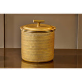 Nalgora Etched Ice Bucket - Antique Brass