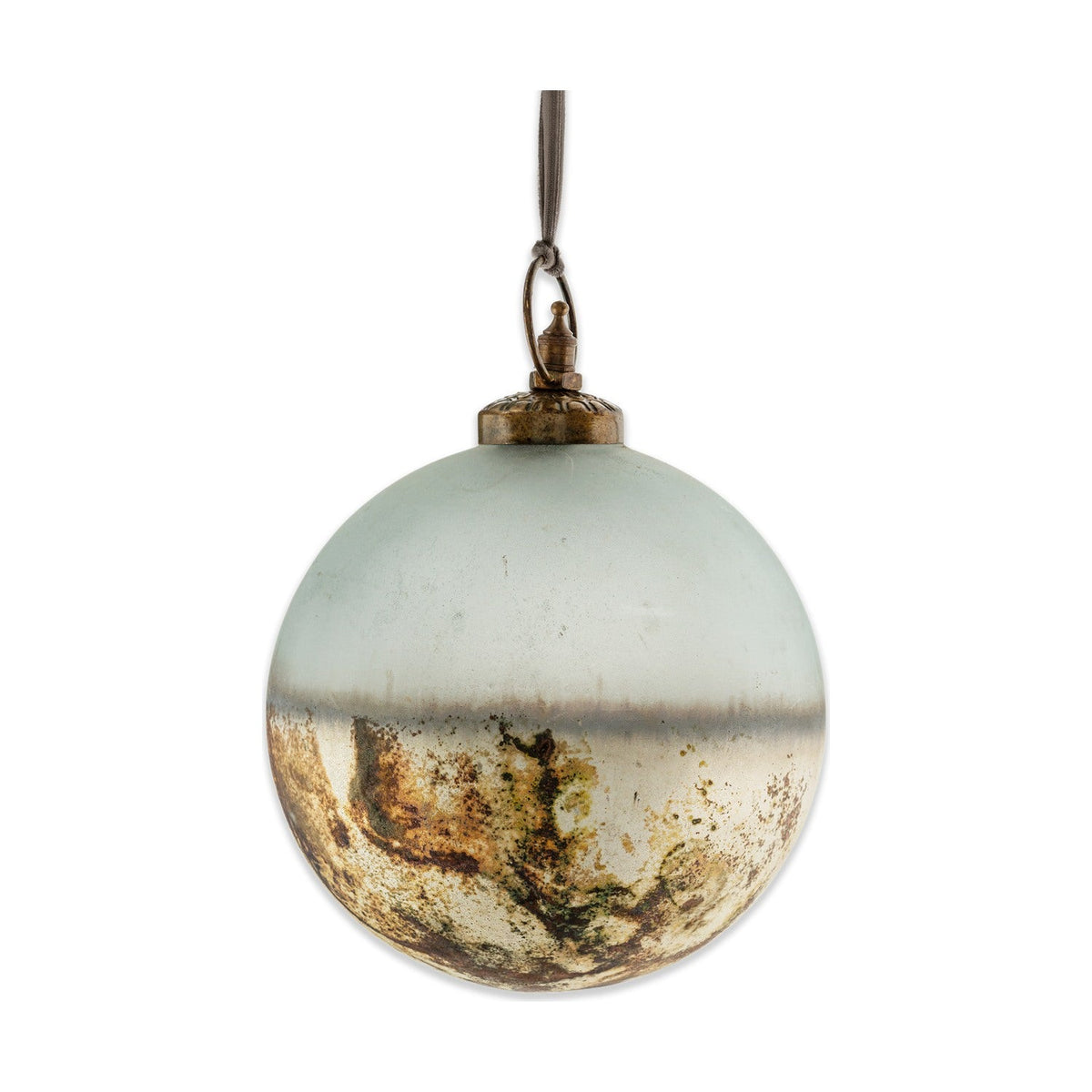 Ngolo Small Giant Glass Bauble - Aged Smoke