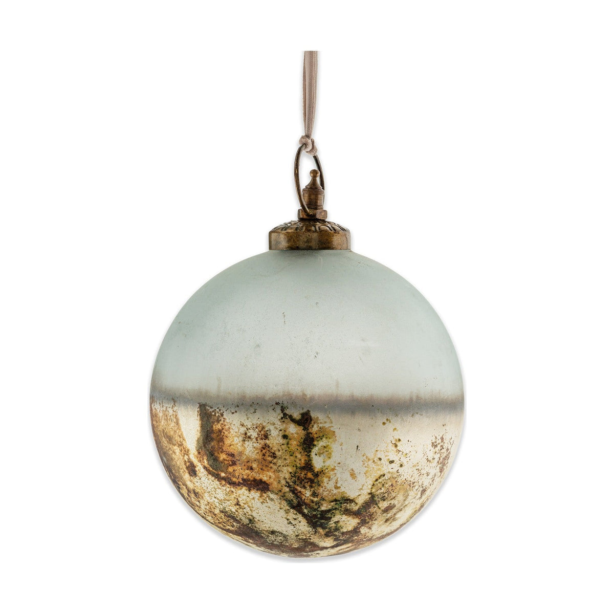 Ngolo Small Giant Glass Bauble - Aged Smoke
