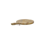 Nalbari Large Round Mango Wood Pizza Board - Natural