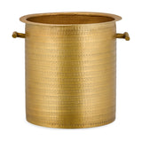 Nalgora Etched Wine Cooler - Antique Brass