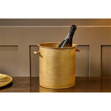 Nalgora Etched Wine Cooler - Antique Brass