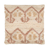 Nuvali 50 x 50cm Cotton & Jute Cushion Cover - Rust