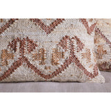 Nuvali 50 x 50cm Cotton & Jute Cushion Cover - Rust