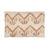 Nuvali 60 x 40cm Cotton & Jute Cushion Cover - Rust