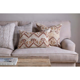 Nuvali 60 x 40cm Cotton & Jute Cushion Cover - Rust