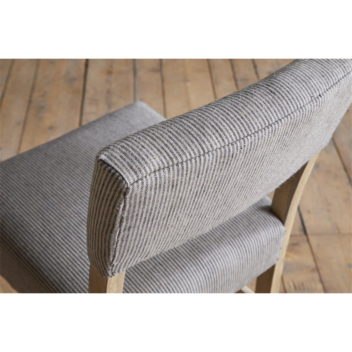 Nadeeka Linen Upholstered Counter Stool - Soft Grey