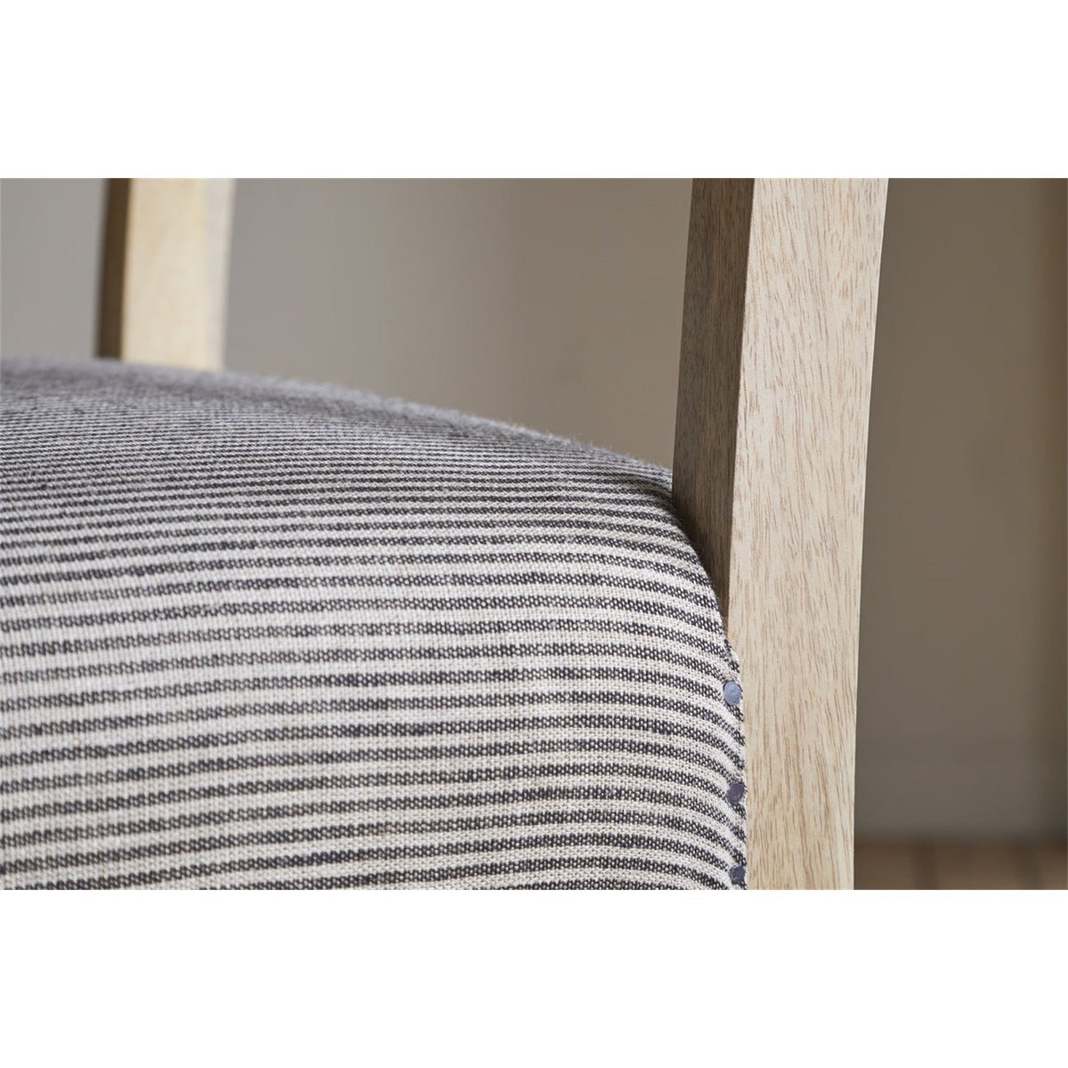 Nadeeka Linen Upholstered Counter Stool - Soft Grey