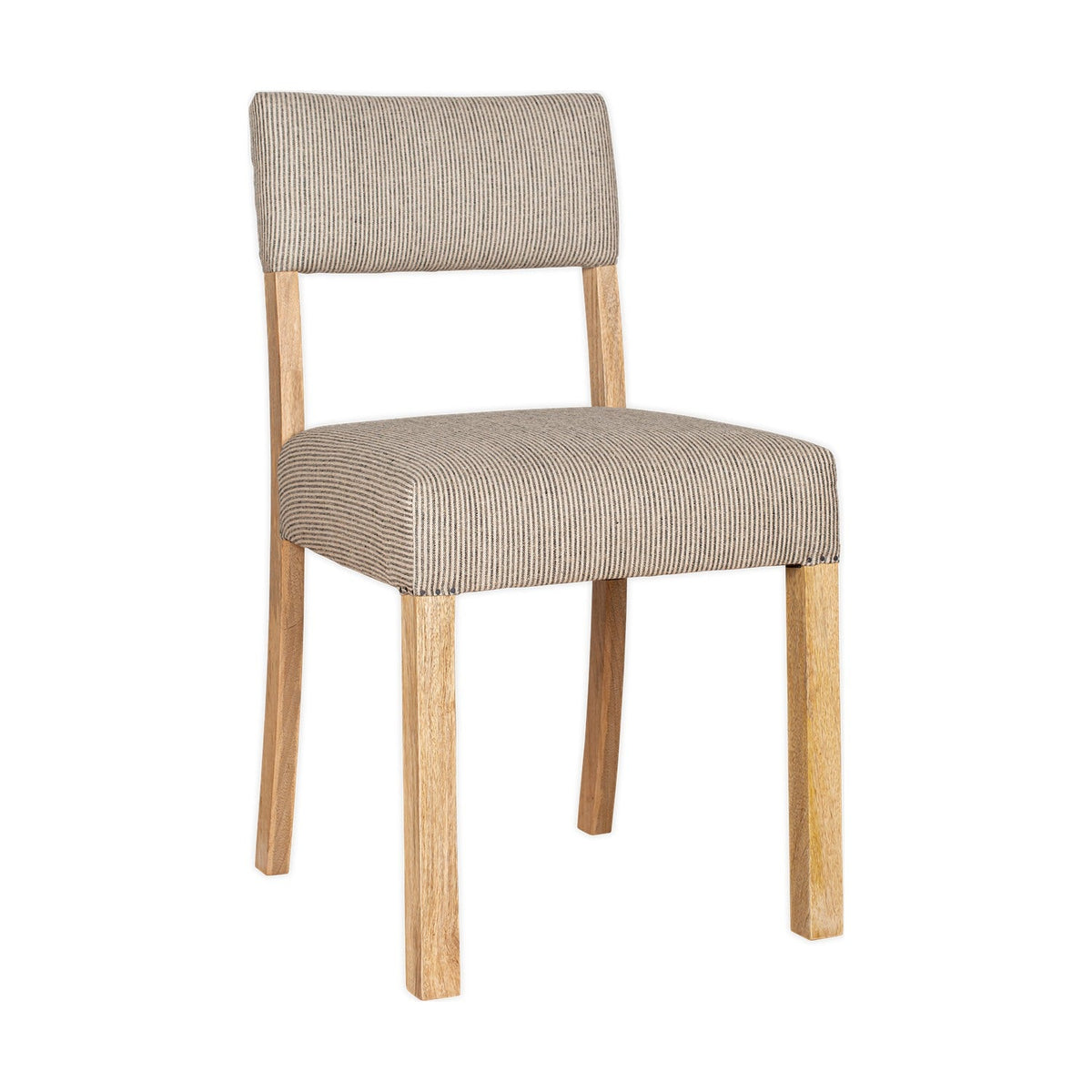 Nadeeka Linen Upholstered Dining Chair - Soft Grey