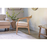 Nabhi Mango Wood & Cane Armchair - Natural