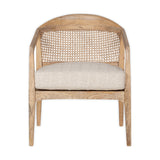Nabhi Mango Wood & Cane Armchair - Natural
