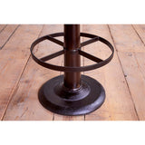 Narwana Leather Bar Stool - Rich Green