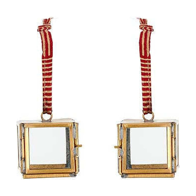 Tiny Kiko Hanging Christmas Decoration - Antique Brass