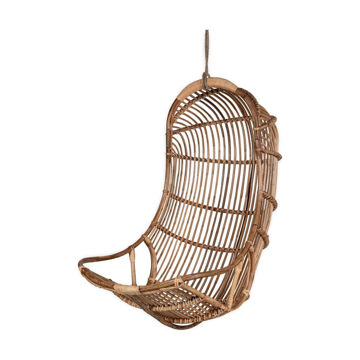 Nesari Rattan Hanging Chair - Natural