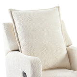 Nestler Reclining Swivel Nursing Chair - Off White