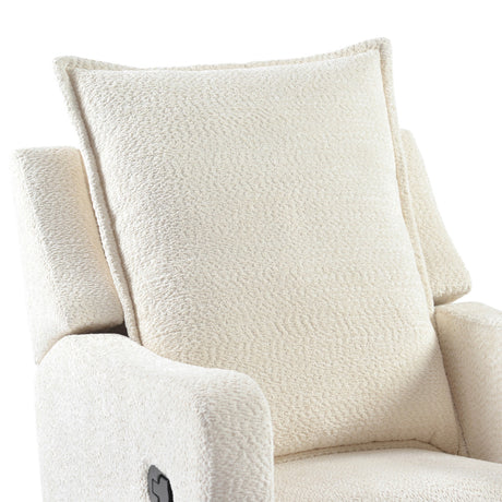 Nestler Reclining Swivel Nursing Chair - Off White