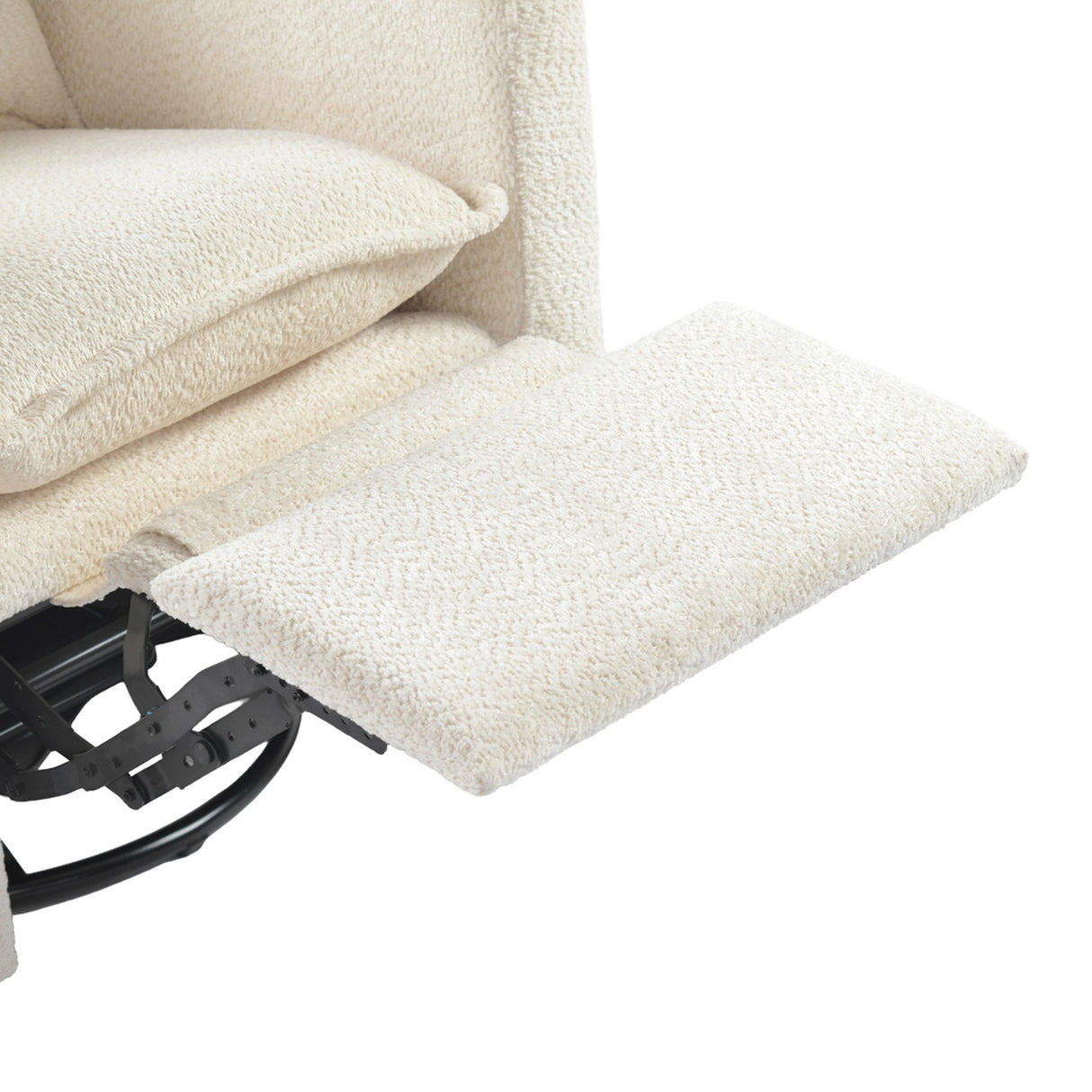 Nestler Reclining Swivel Nursing Chair - Off White