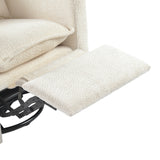 Nestler Reclining Swivel Nursing Chair - Off White