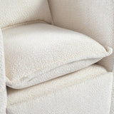 Nestler Reclining Swivel Nursing Chair - Off White