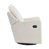 Nestler Reclining Swivel Nursing Chair - Off White