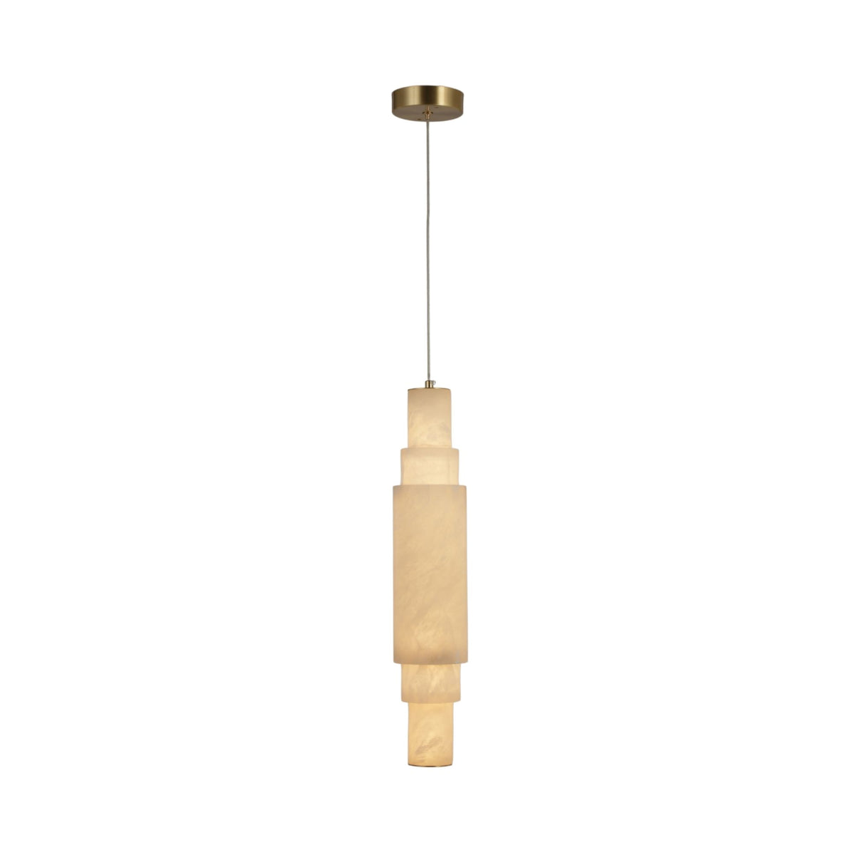 Aurelia LED Alabaster Pendant Light - Soft White