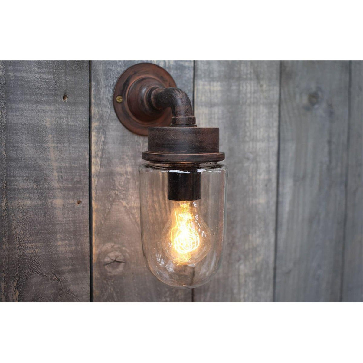 Ngari Outdoor Wall Light - Rust