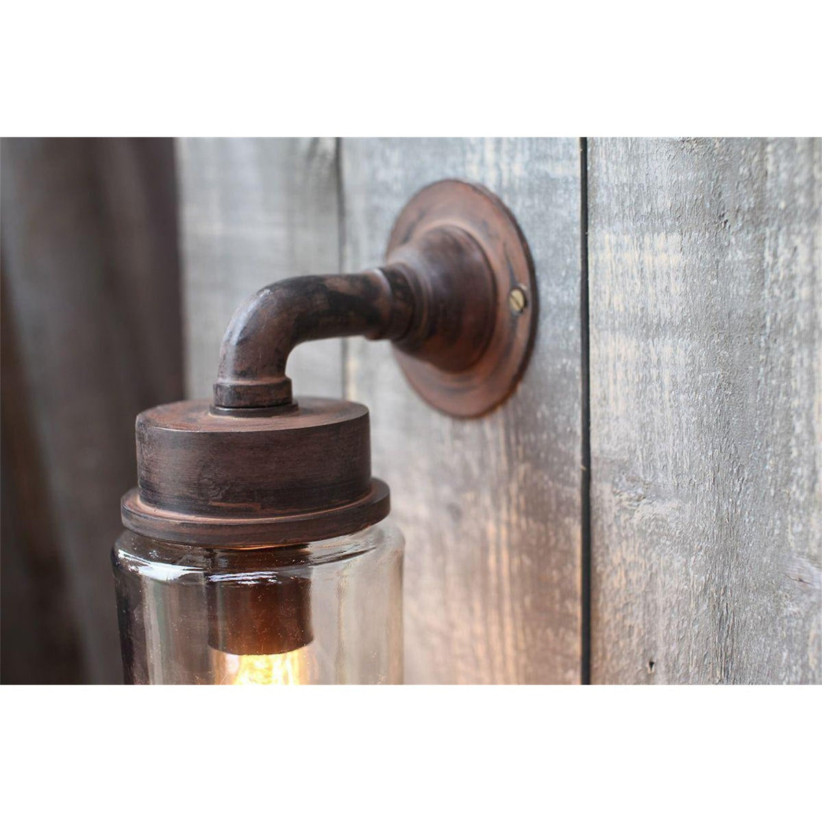 Ngari Outdoor Wall Light - Rust