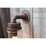 Ngari Outdoor Wall Light - Rust