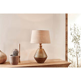 Nalgonda Small Lamp Base - Antique Brass