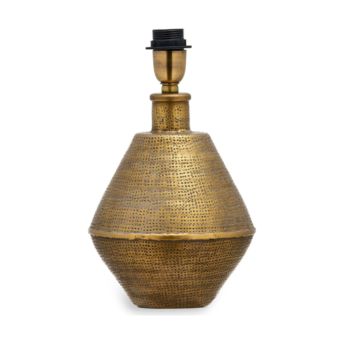 Nalgonda Small Lamp Base - Antique Brass