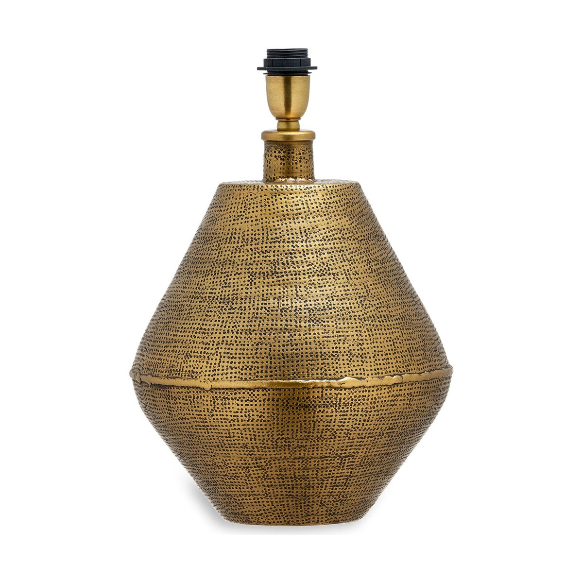 Nalgonda Large Lamp Base - Antique Brass