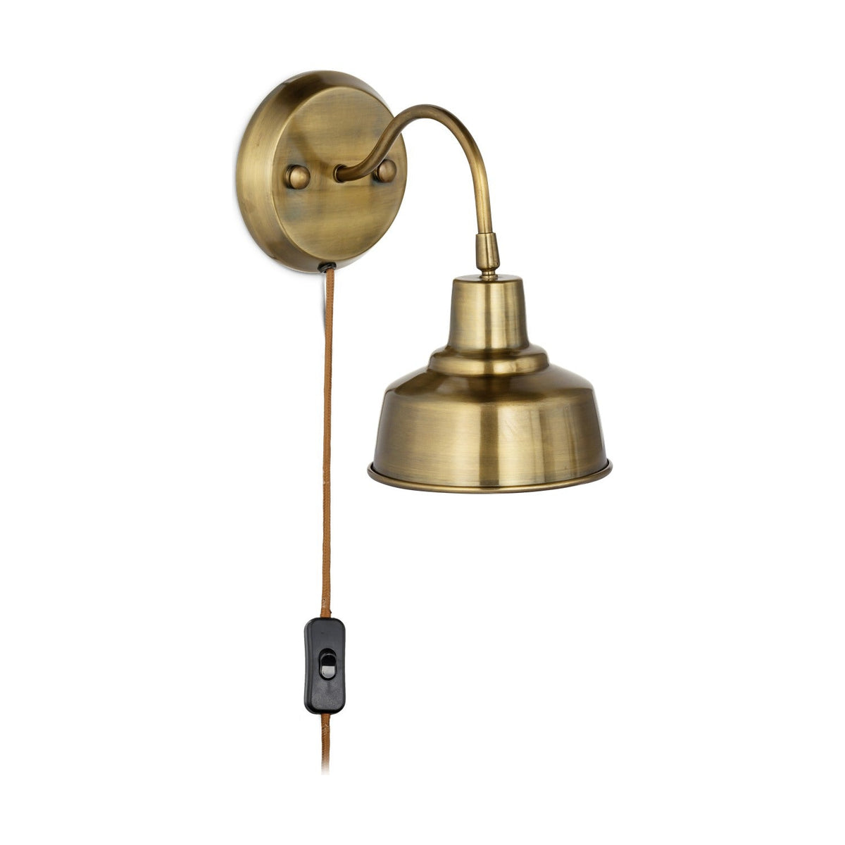 Nar Small Wall Light - Antique Brass