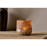 Ngolo Large Recycled Glass Tealight Holder - Amber