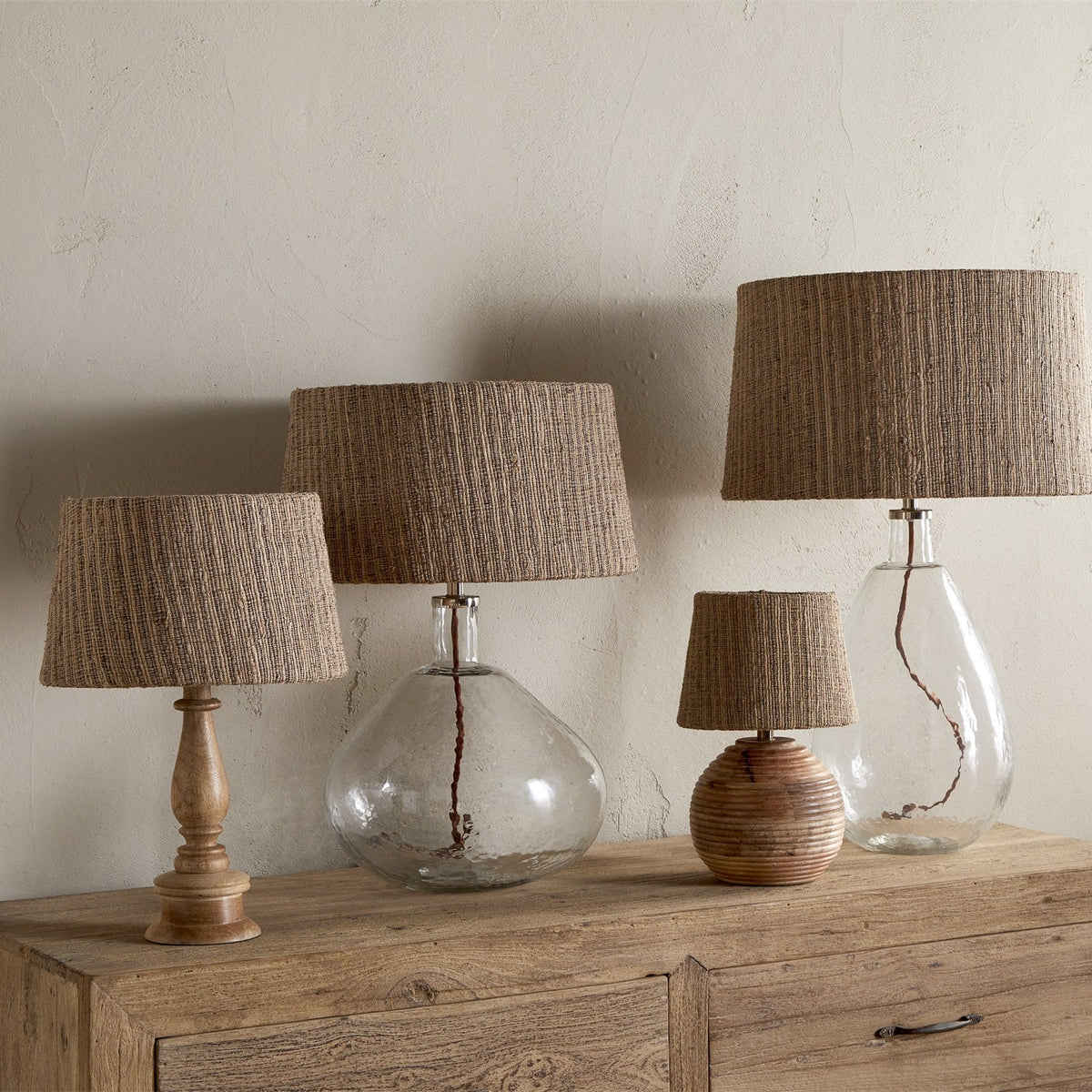 Nadee Medium Banana Leaf Lampshade - Natural