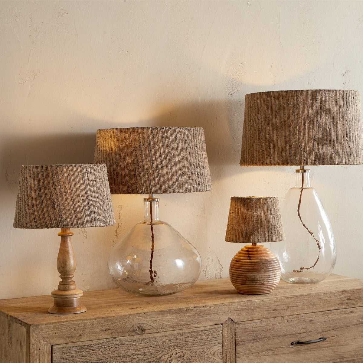 Nadee Large Banana Leaf Lampshade - Natural