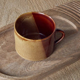 Naav Large Ceramic Mug - Mustard - Set of 2