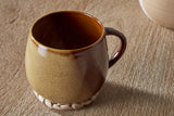 Naav Extra Large Reactive Glaze Ceramic Mug - Mustard
