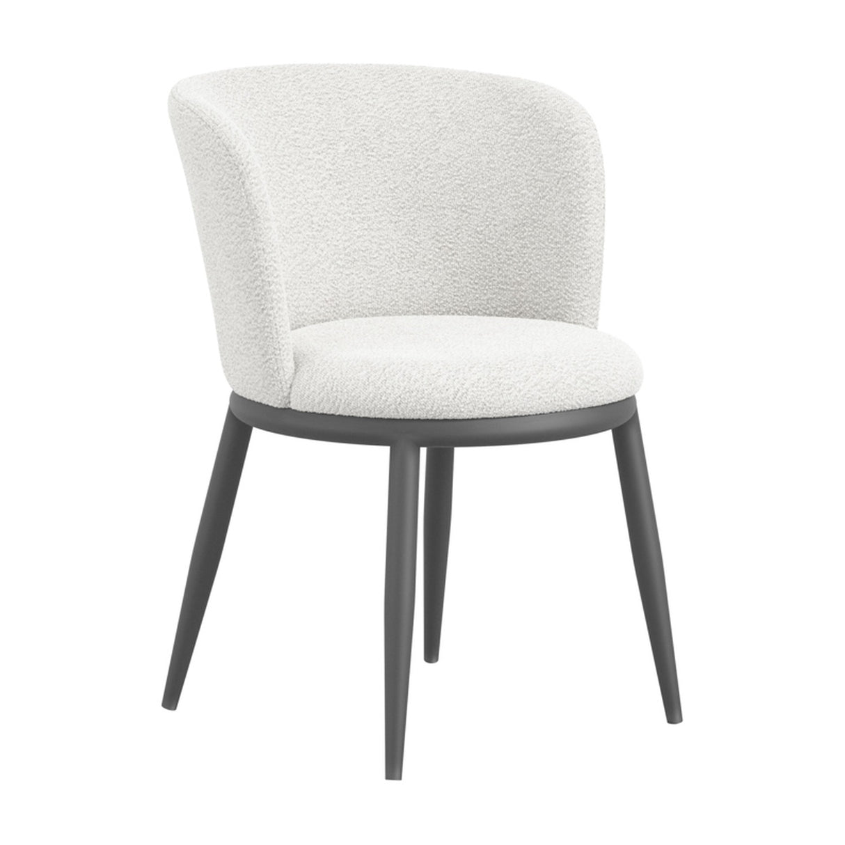 Nova Dining Chair - Ivory with Black