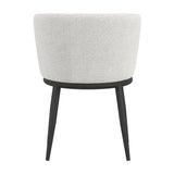 Nova Dining Chair - Ivory with Black