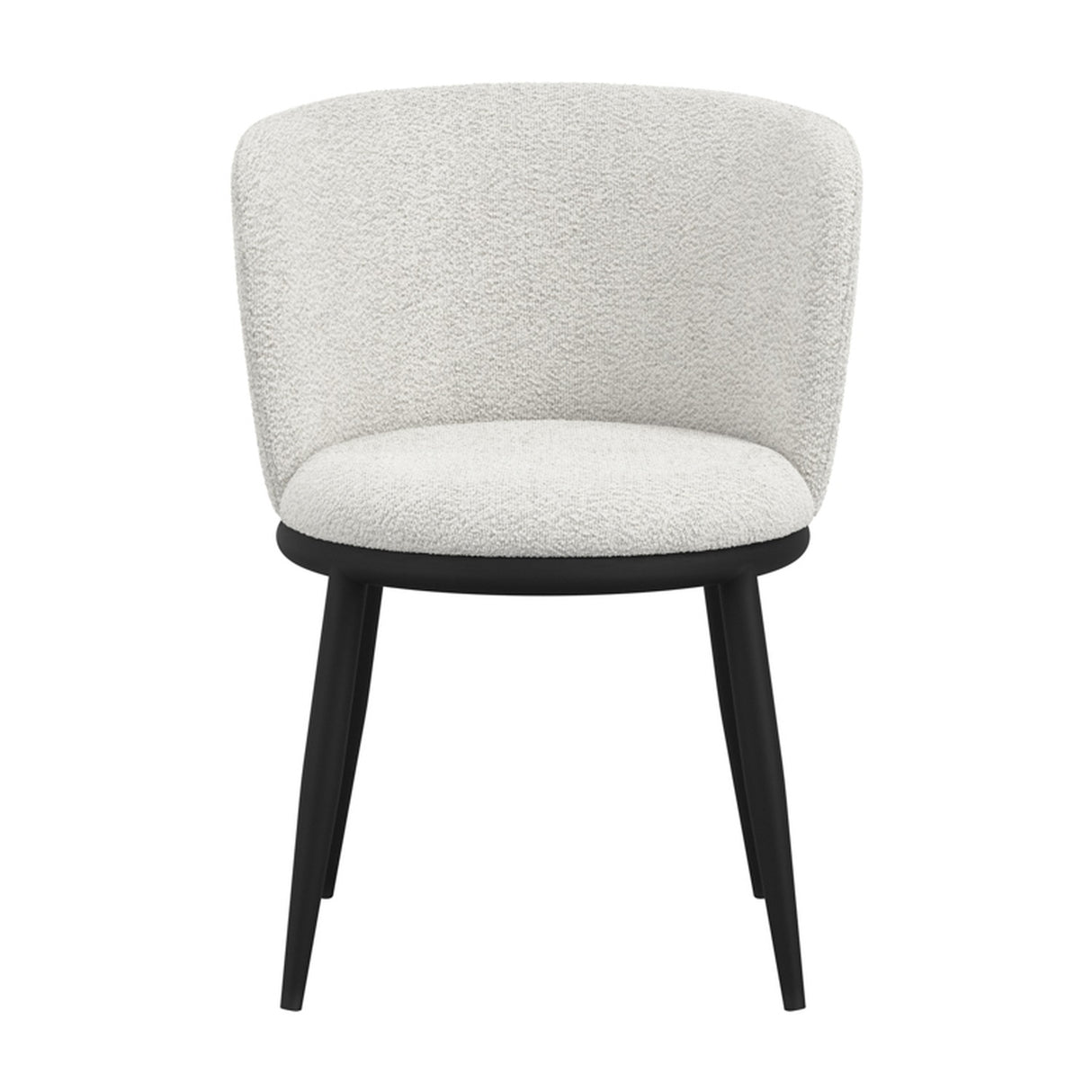 Nova Dining Chair - Ivory with Black
