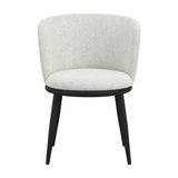 Nova Dining Chair - Ivory with Black